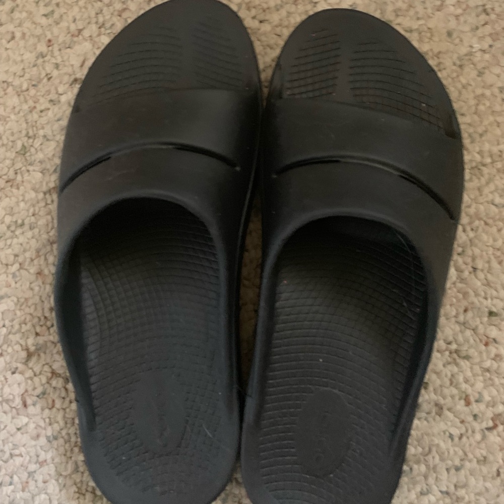 MEN'S OOAHH SLIDE SANDAL - BLACK NW/OT